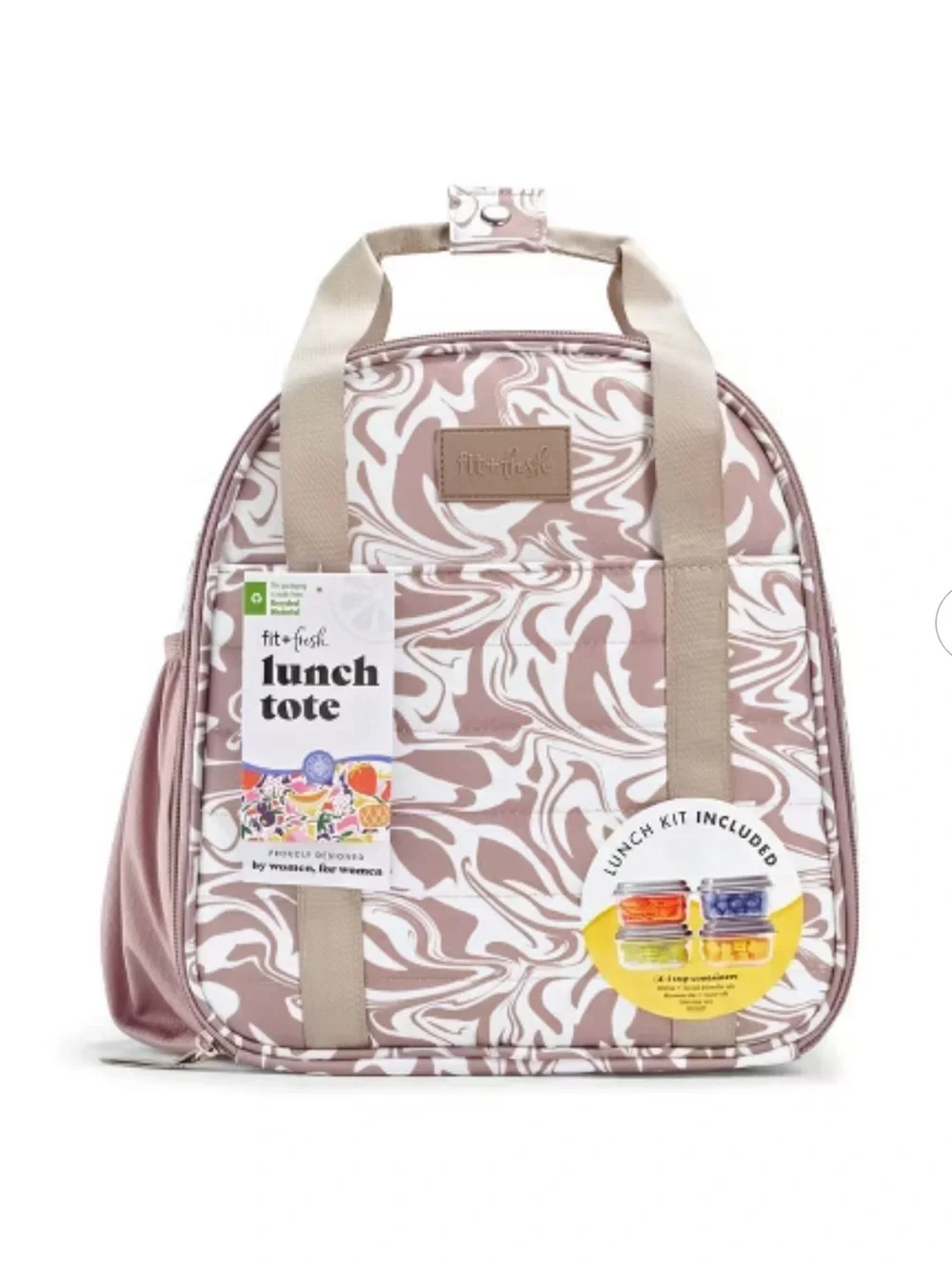 NWT Fit & Fresh Marina Insulated Lunch Kit/Tote